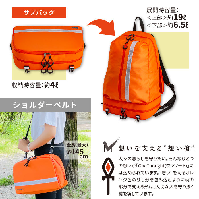 ワンソート 2人用防災セット 19種40点（オサメット付） | Osamet